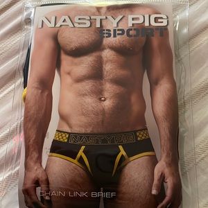 Nasty pig chain link brief underwear